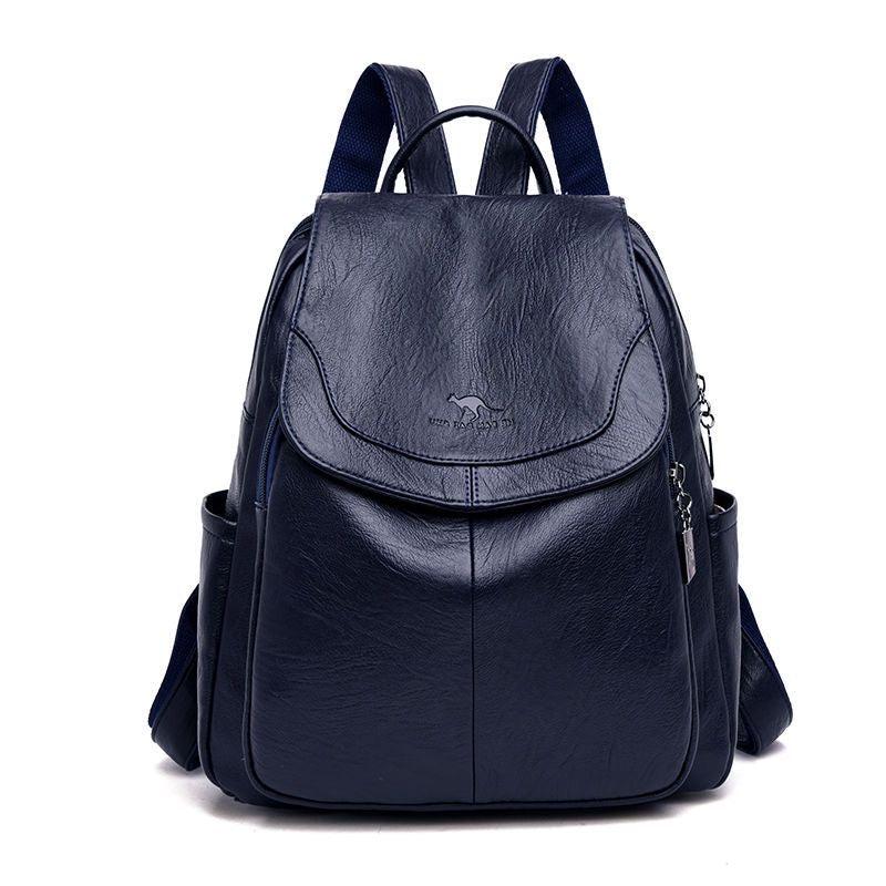 Mochila de cuero con estilo