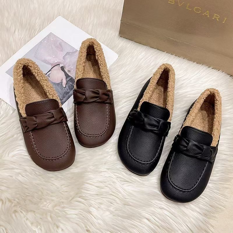Mocasines de mujer (estilo invierno)