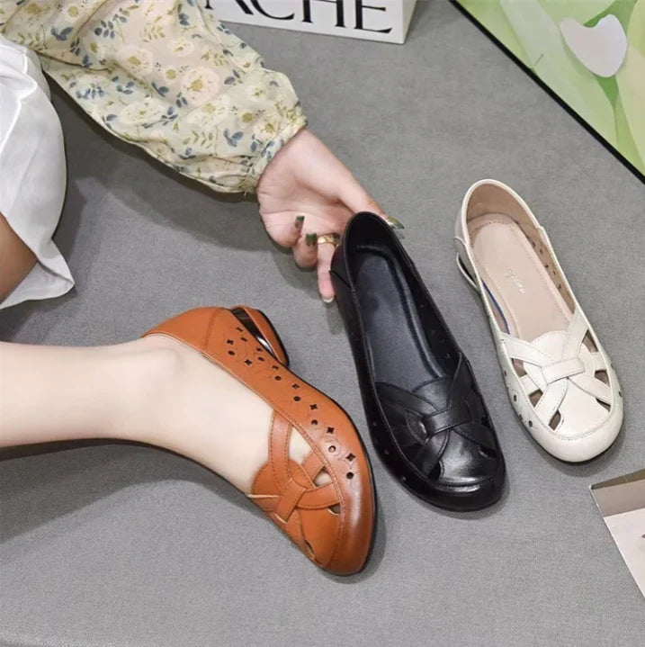 sandalias de suela blanda con oxfords