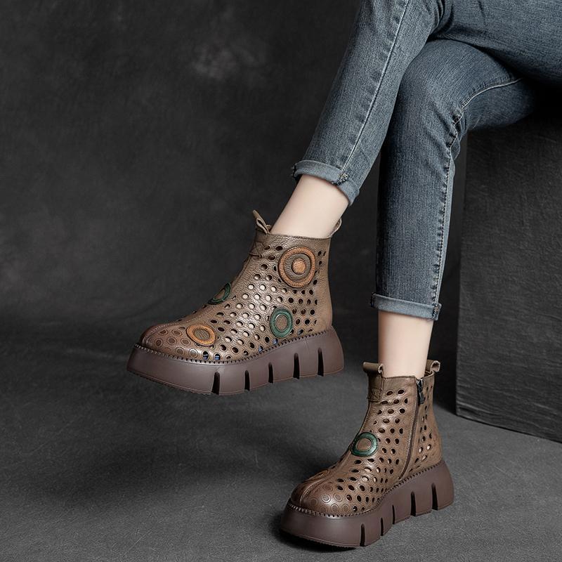 Botas de verano con aberturas