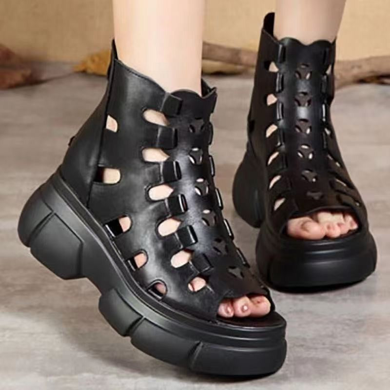 Sandalias con botas Martin para mujer