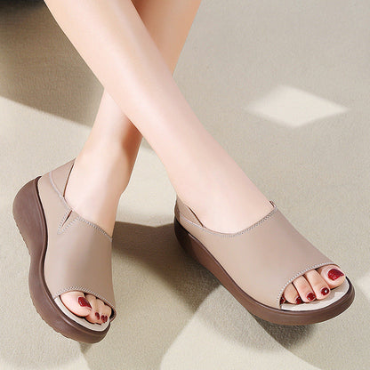 Sandalias perezosas de suela gruesa