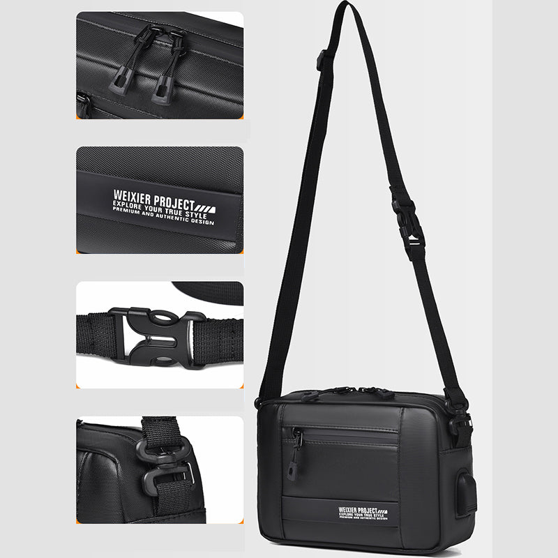 Bolsa multifuncional portátil para exteriores con carga USB