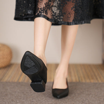 Zapatos de moda con textura de lichi.