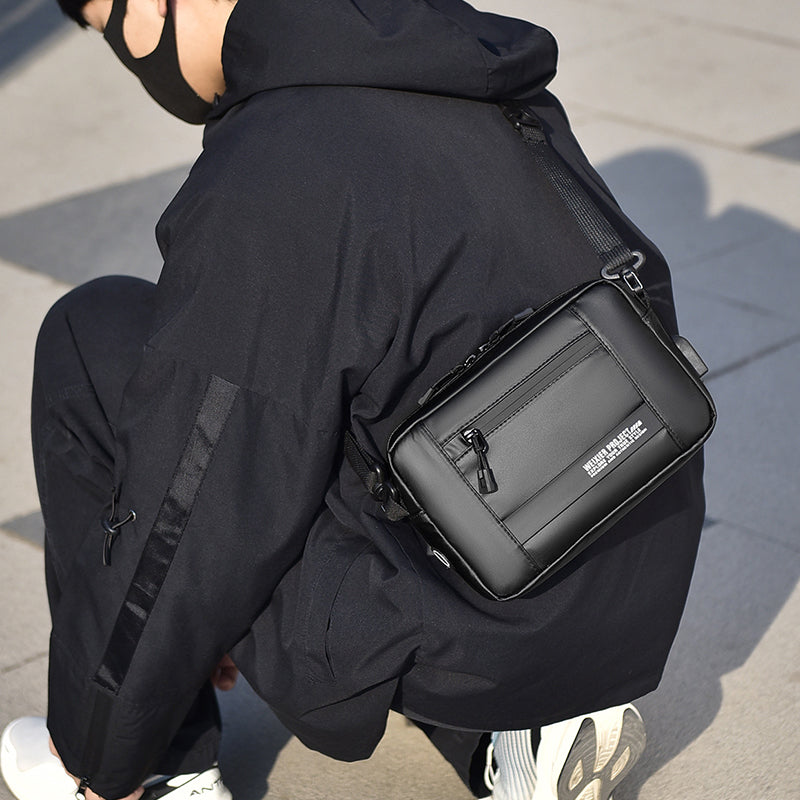 Bolsa multifuncional portátil para exteriores con carga USB