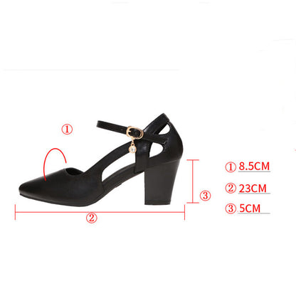 [Súper estable] Tacones altos con punta en punta para mujer