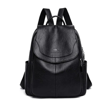 Mochila de cuero con estilo