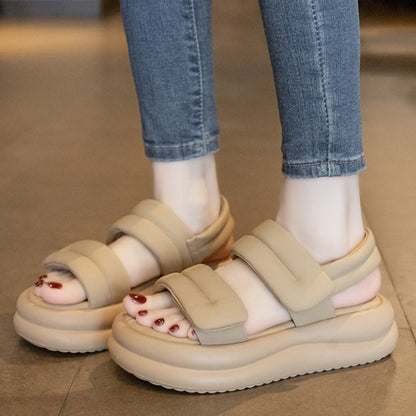 Sandalias de pan de suela gruesa
