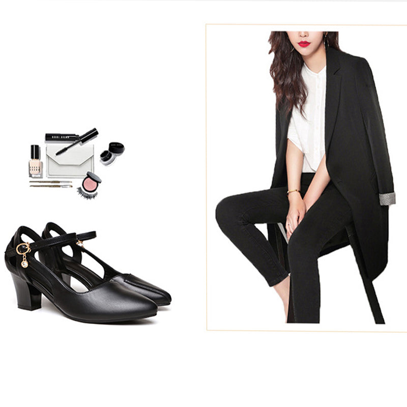 [Súper estable] Tacones altos con punta en punta para mujer