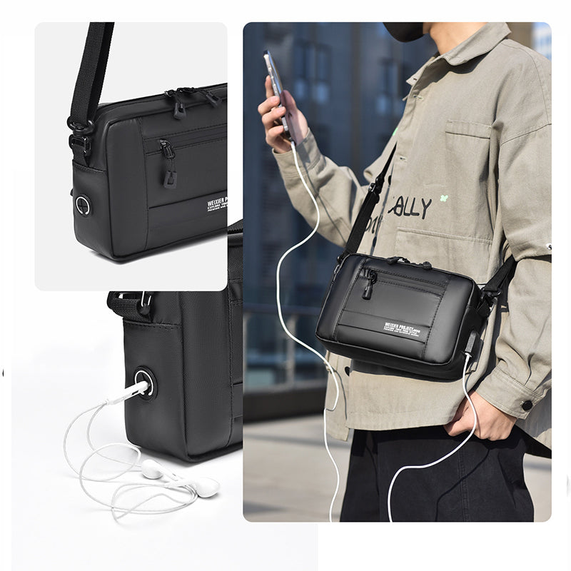 Bolsa multifuncional portátil para exteriores con carga USB