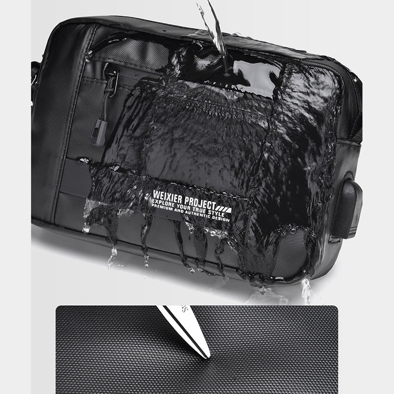 Bolsa multifuncional portátil para exteriores con carga USB