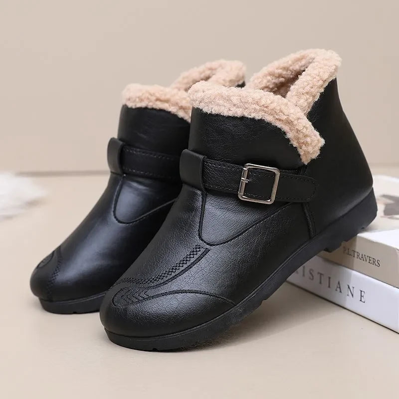 Nuevas botas de esquí de piel suave