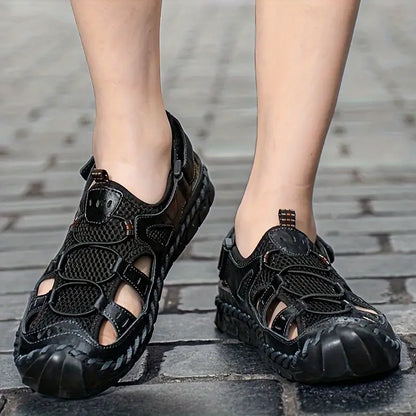 Modelo mejorado: zapatos de exterior antipatadas para hombre