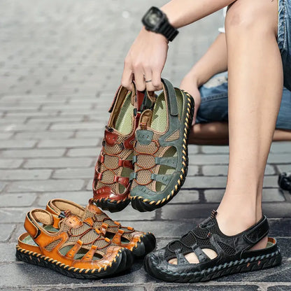 Modelo mejorado: zapatos de exterior antipatadas para hombre