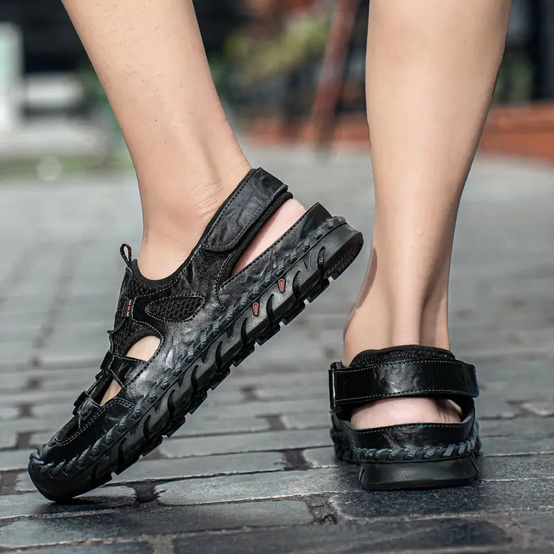 Modelo mejorado: zapatos de exterior antipatadas para hombre