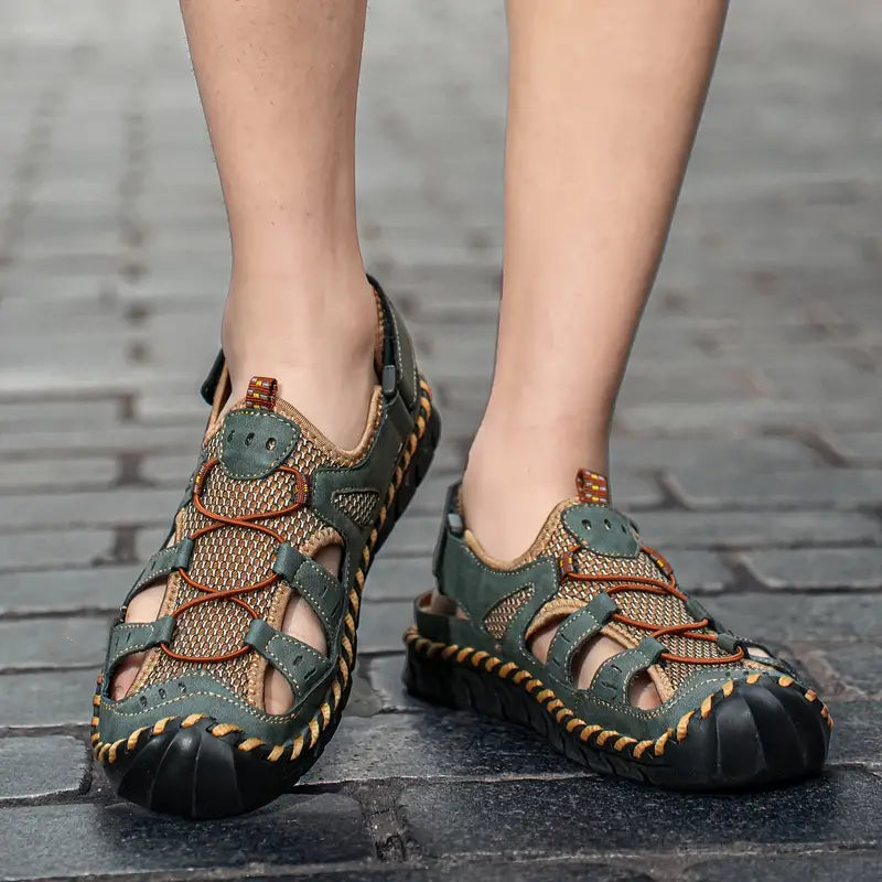 Modelo mejorado: zapatos de exterior antipatadas para hombre
