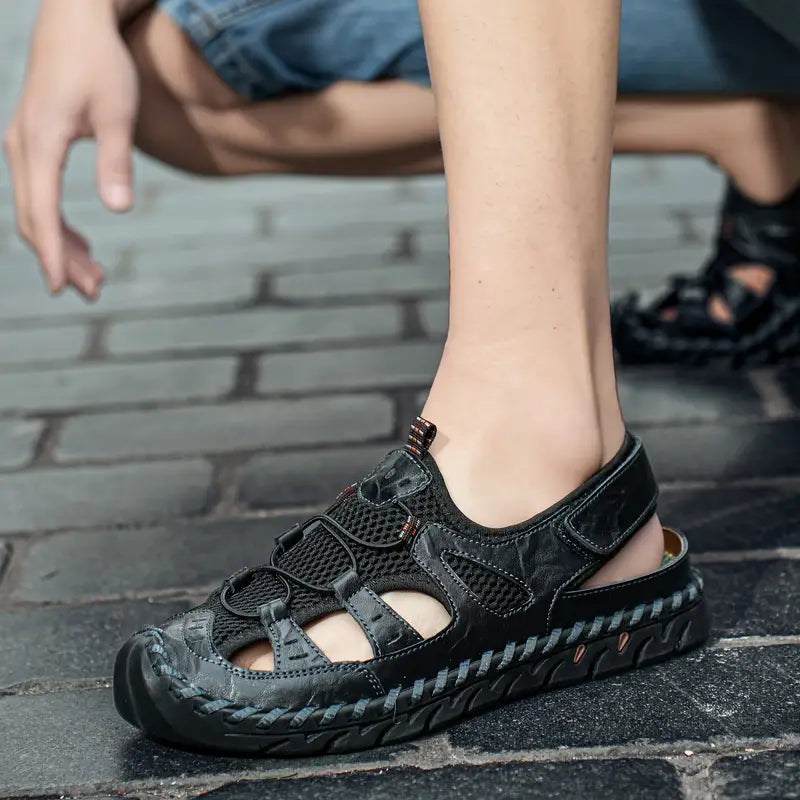 Modelo mejorado: zapatos de exterior antipatadas para hombre