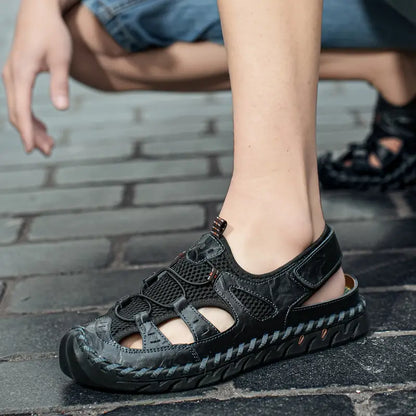 Modelo mejorado: zapatos de exterior antipatadas para hombre
