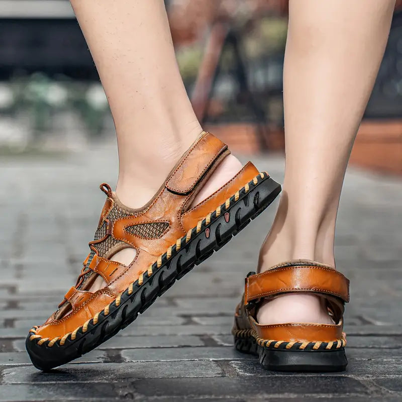 Modelo mejorado: zapatos de exterior antipatadas para hombre
