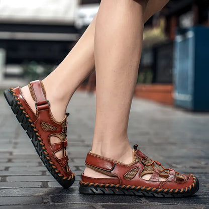Modelo mejorado: zapatos de exterior antipatadas para hombre