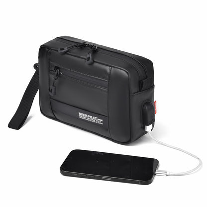 Bolsa multifuncional portátil para exteriores con carga USB