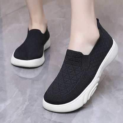 Zapatillas de tenis planas de corte bajo