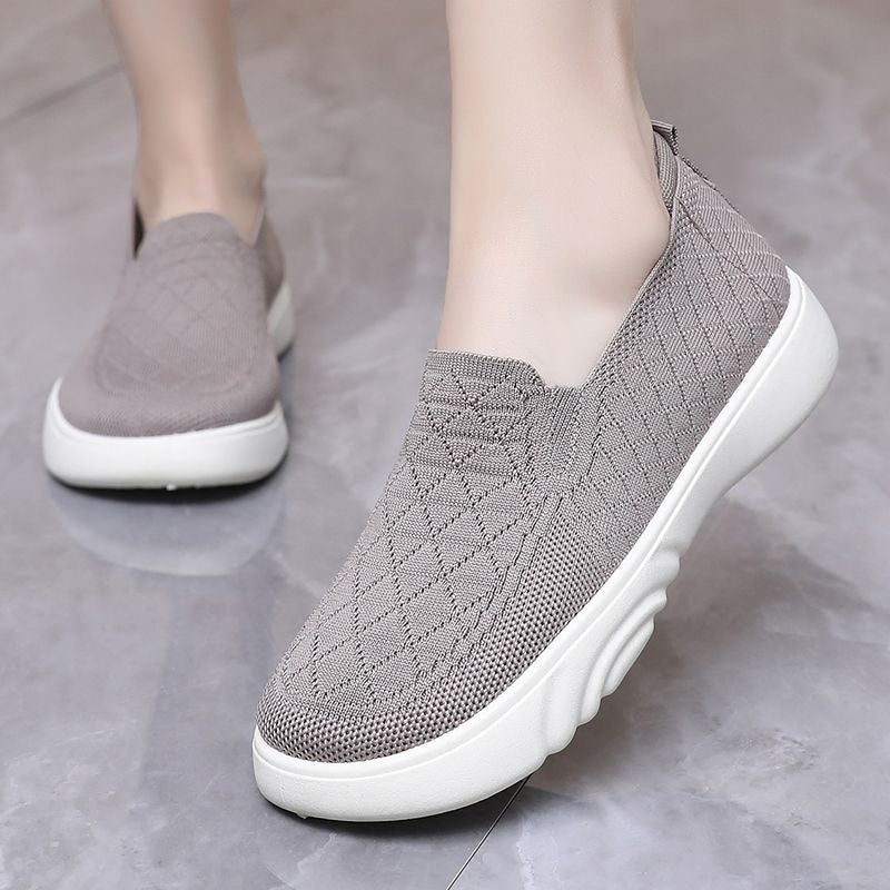 Zapatillas de tenis planas de corte bajo