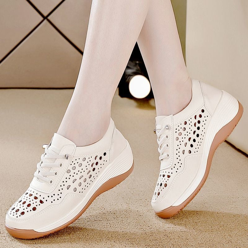 Bailarinas de piel suave caladas26706