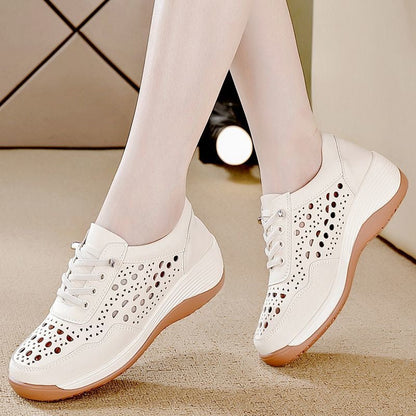 Bailarinas de piel suave caladas26706