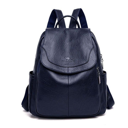 Mochila de cuero con estilo