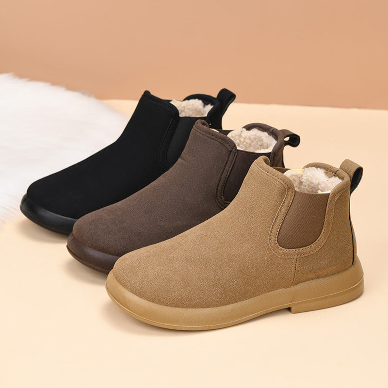 Botas de nieve planas antideslizantes