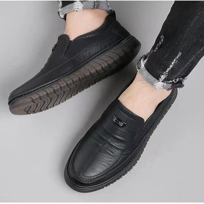 Zapatos casuales de piel suave para hombre