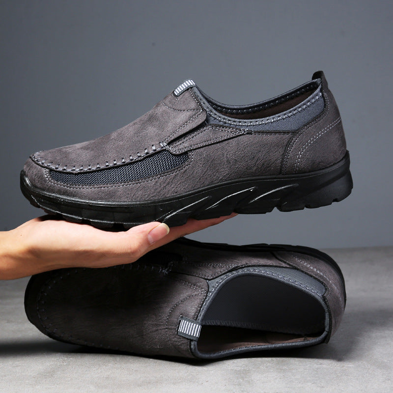Zapatos de piel auténtica para hombre, estilo británico