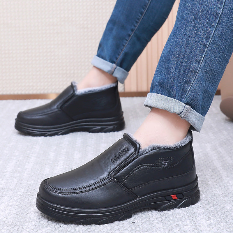 Botas de algodón de piel masculina (guangy)