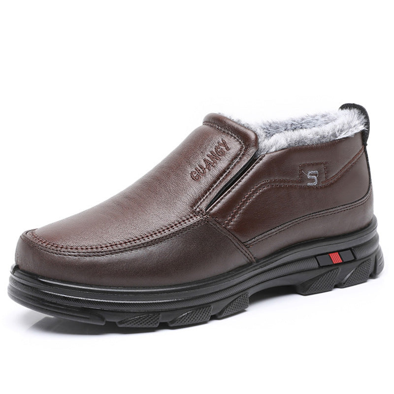 Botas de algodón de piel masculina (guangy)