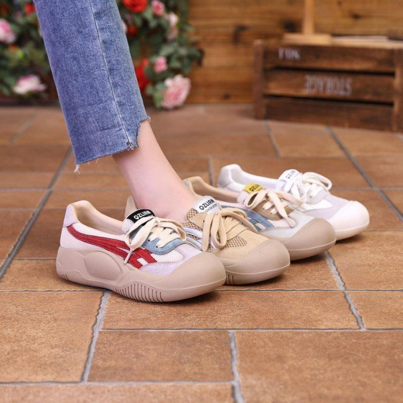 Zapatos de suela suave transpirable de malla