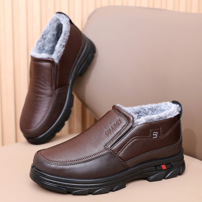 Botas de algodón de piel masculina (guangy)
