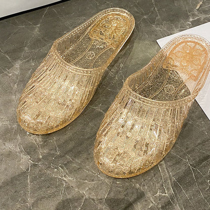 Zapatos de cristal de concha [no rotos en diez años