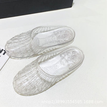 Zapatos de cristal de concha [no rotos en diez años