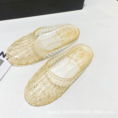 Zapatos de cristal de concha [no rotos en diez años