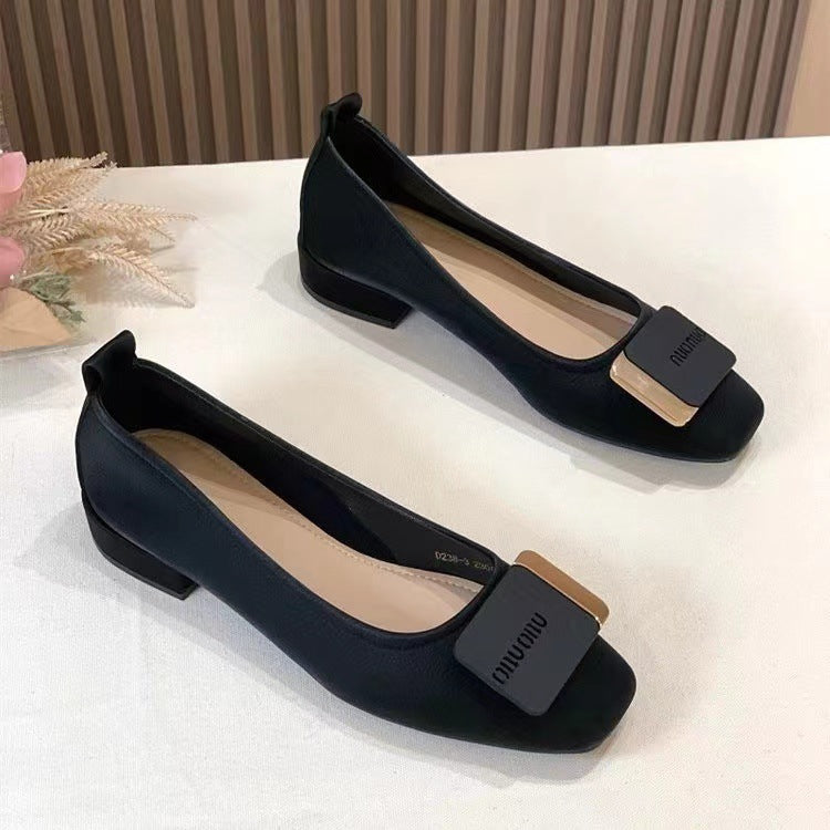 (placa de hierro) zapatos individuales femeninos