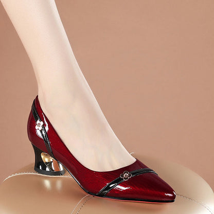 (línea roja) tacones altos para mujeres