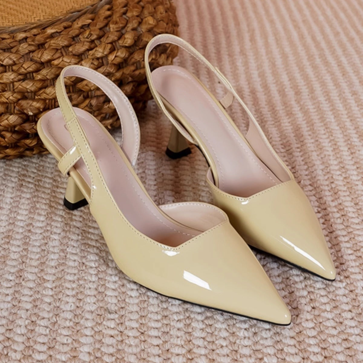 (verde oscuro) tacones alto
