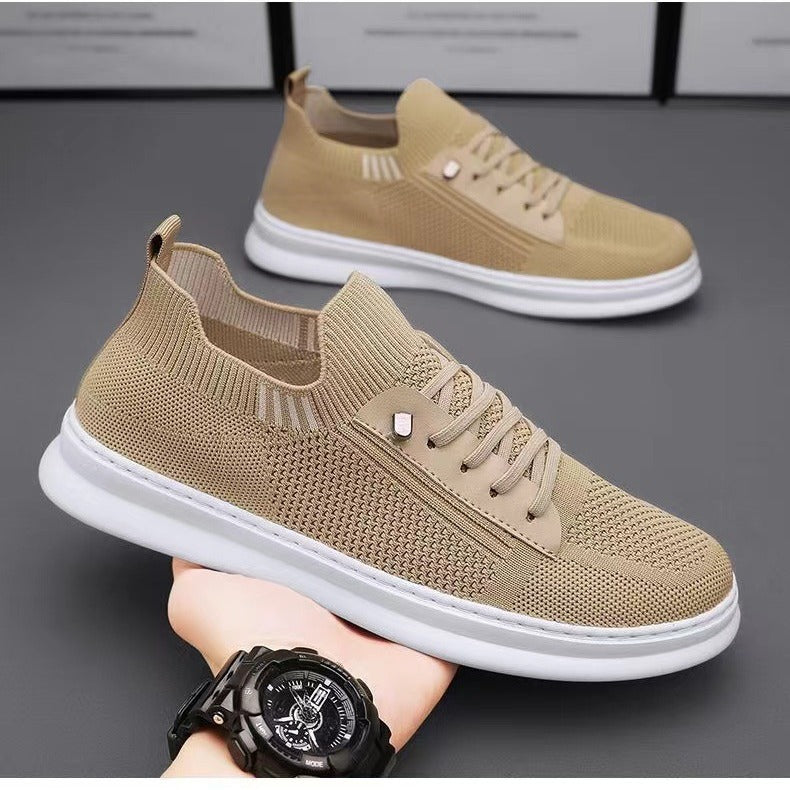Zapatos casuales transpirables de suela blanda para hombre