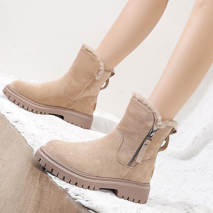 Botas de ante grueso