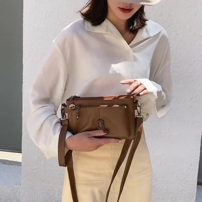 Bolso de hombro simple de gran capacidad con estampado de piel de oveja