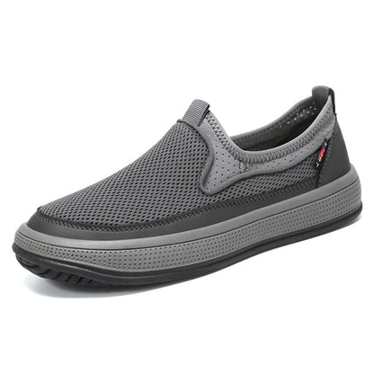 Zapatos 2025 nuevos zapatos de tela para hombres en verano