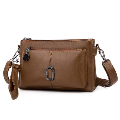 Bolso de hombro simple de gran capacidad con estampado de piel de oveja
