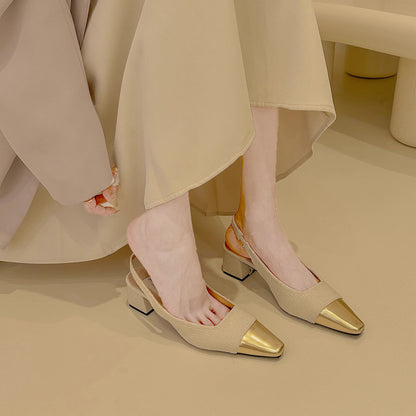 (cabeza dorada) tacones altos