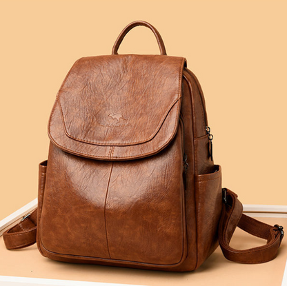 Mochila de cuero con estilo
